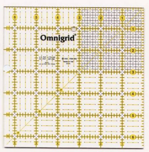 Picture of Omnigrid Ruler 6 1/2"sq
